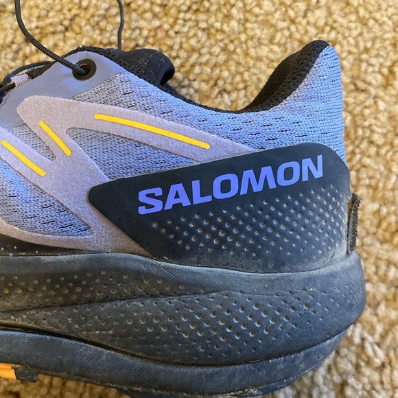Light Purple Salomon Women’s Trail Running Shoes. US Size 7 - Picture 3 of 4